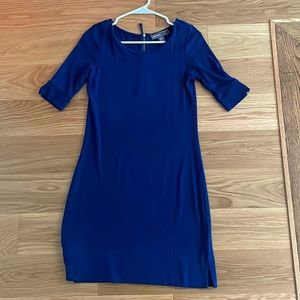Donna Ricco XS navy blue long sleeve dress